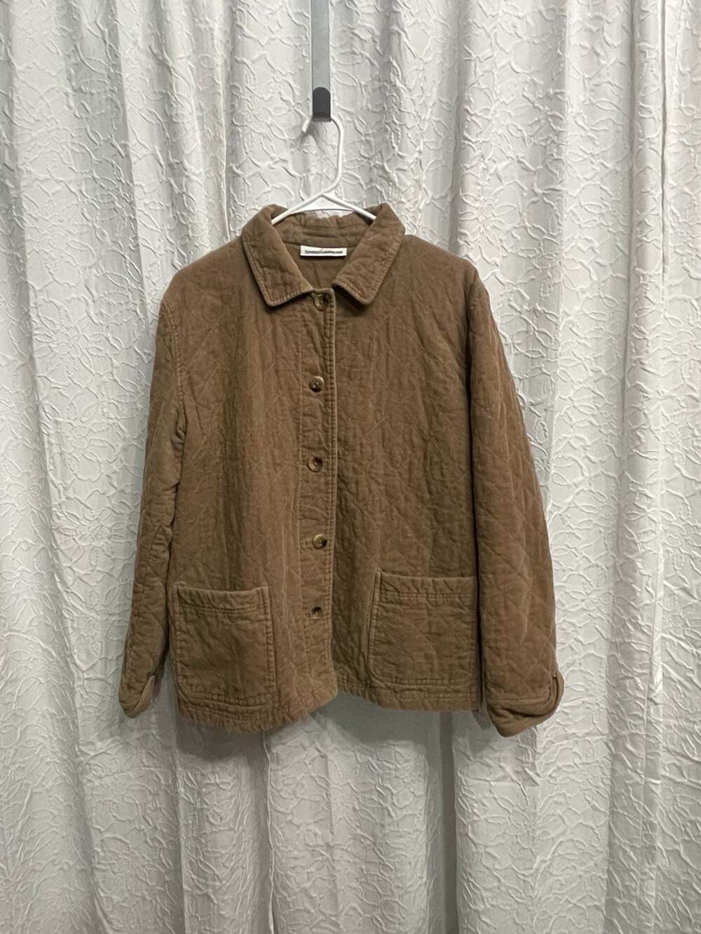 Serengeti Catalog Quilted Corduroy Jacket Brown